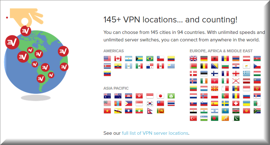 expressvpn review server locations